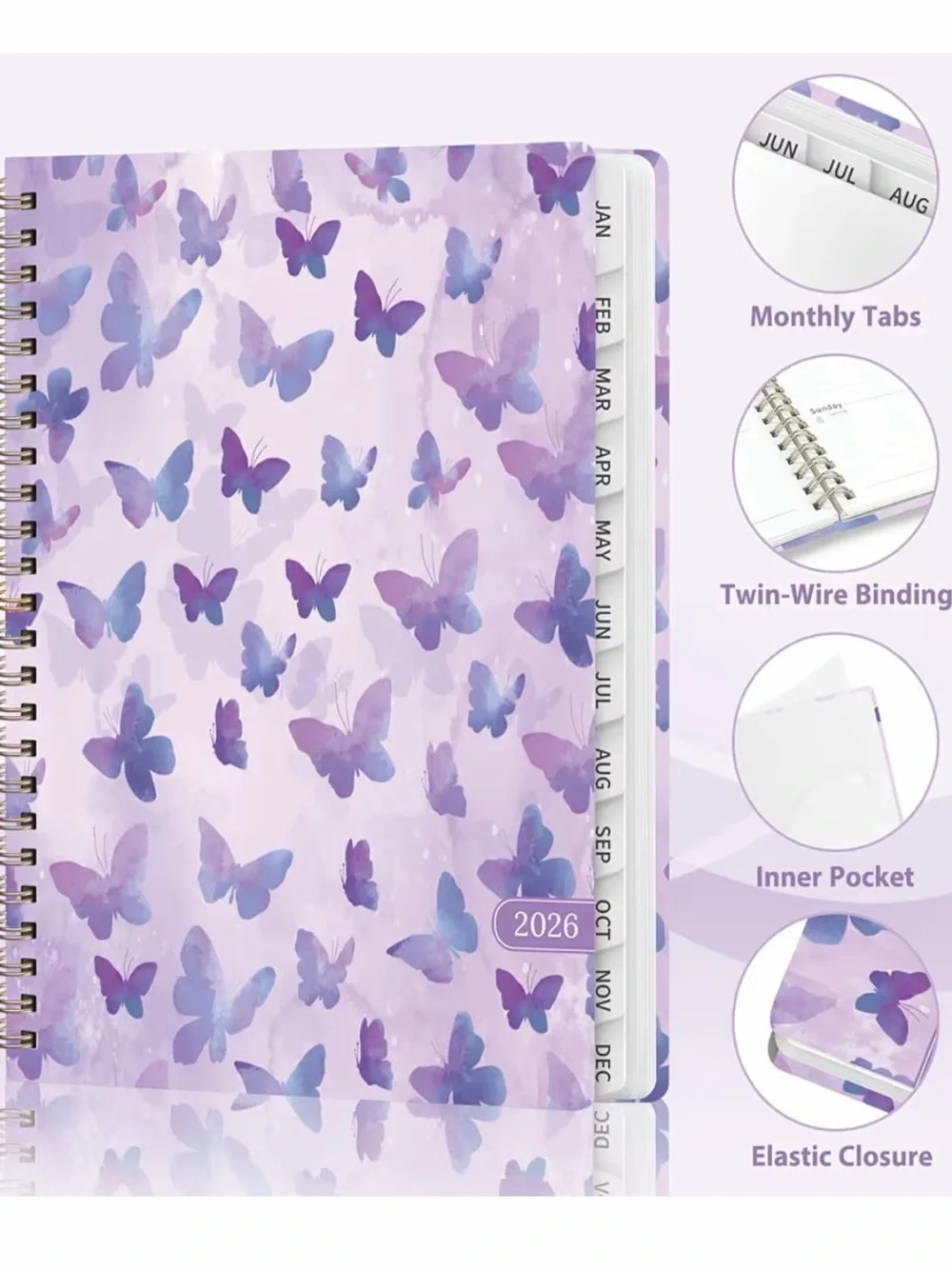 2026 Weekly Monthly Planner A5